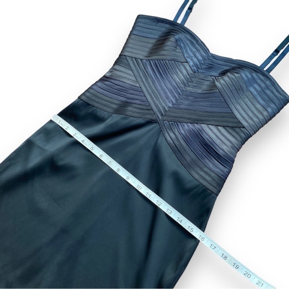 Bcbgmaxazria Sleeveless Bandage Bodycon Mini Dress in Smoke Combo Size 4 - Picture 13 of 16